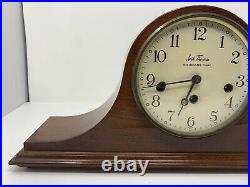 Seth Thomas 8 Day Woodbury Westminster Chime Mahogany 1302 Mantel Clock AS IS