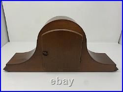 Seth Thomas 8 Day Woodbury Westminster Chime Mahogany 1302 Mantel Clock AS IS