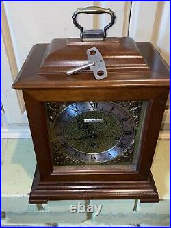 Seth Thomas 8Day Legacy-3W 1314-000 Mantel Table Clock Westminster Chime Works