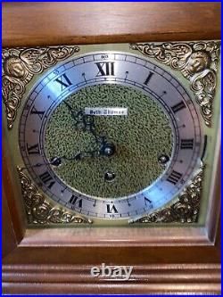 Seth Thomas 8Day Legacy-3W 1314-000 Mantel Table Clock Westminster Chime Works