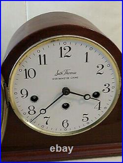 Seth Thomas 8Day Westminster Chime Mantle Clock 1302 Works Great