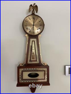 Seth Thomas A-200 8-Day Mechanical Wall Clock Westminster Chime Roman Numerals