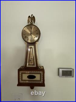 Seth Thomas A-200 8-Day Mechanical Wall Clock Westminster Chime Roman Numerals Seth Thomas A-200 8-Day Mechanical Wall Clock Westminster Chime Roman Numerals