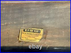 Seth Thomas Antique Westminster Chime Mantel Clock No 99 In American Walnut 1928