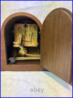 Seth Thomas Antique Westminster Chime Mantel Clock No 99 In American Walnut 1928