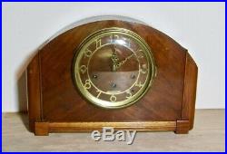 Seth Thomas Art Deco 8-Day Mantle Clock withWestminster Chimes C. 1937 1940