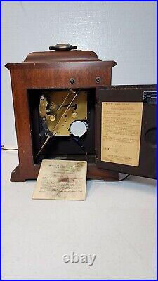 Seth Thomas Electric Mantel Clock 50 Series Chime Movement Legacy SE E721 -12 in