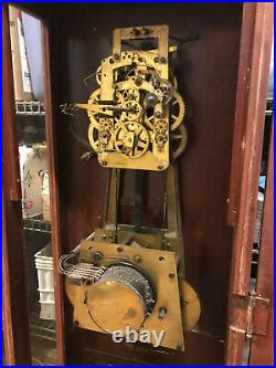 Seth Thomas Electric Self Winding Regulator Clock w Westminster Bell Movement