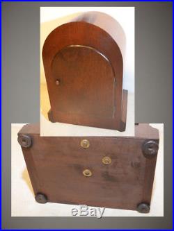 Seth Thomas Fully Restored Antique Westminster Chime Clock 61-1921 In Mahogany