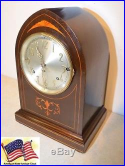 Seth Thomas Fully Restored Antique Westminster Chime Clock 64-1921 In Mahogany