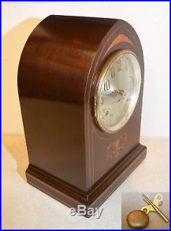 Seth Thomas Fully Restored Antique Westminster Chime Clock 64-1921 In Mahogany