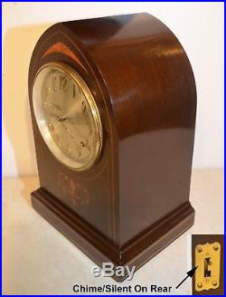 Seth Thomas Fully Restored Antique Westminster Chime Clock 64-1921 In Mahogany