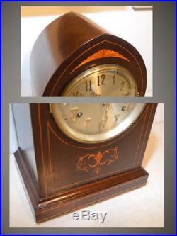 Seth Thomas Fully Restored Antique Westminster Chime Clock 64-1921 In Mahogany