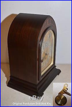 Seth Thomas Grand Westminster Chime #70 1928 Antique Clock In Rubbed Mahogany
