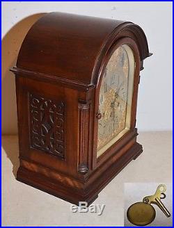 Seth Thomas Grand Westminster Chime #73 1921 Antique Clock In Rubbed Mahogany