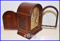Seth Thomas Grand Westminster Chime #73 1921 Antique Clock In Rubbed Mahogany