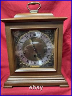 Seth Thomas Legacy 1303 E724-001 Westminster Chime Mantle Clock 8 Day 3 Hole