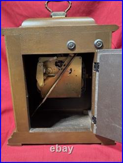Seth Thomas Legacy 1303 E724-001 Westminster Chime Mantle Clock 8 Day 3 Hole