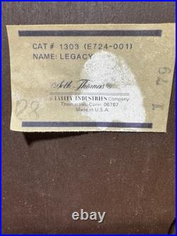 Seth Thomas Legacy 1303 E724-001 Westminster Chime Mantle Clock 8 Day 3 Hole