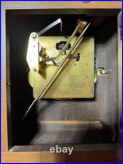 Seth Thomas Legacy 1303 E724-001 Westminster Chime Mantle Clock 8 Day 3 Hole