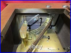 Seth Thomas Legacy 1303 E724-001 Westminster Chime Mantle Clock 8 Day 3 Hole