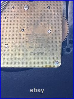 Seth Thomas Legacy 3W A403-001 8 Day 13 Mantel Clock 1981