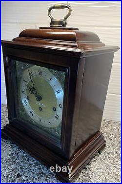 Seth Thomas Legacy 3w Westminster Chime Carriage 8 Day Wind Up Clock Beautiful