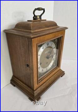 Seth Thomas Legacy IV 4 A403-000 8 Day Mantle Table Clock with Key 2 Jewels