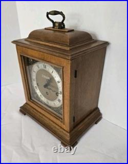 Seth Thomas Legacy IV 4 A403-000 8 Day Mantle Table Clock with Key 2 Jewels