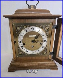 Seth Thomas Legacy IV 4 A403-000 8 Day Mantle Table Clock with Key 2 Jewels