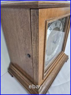 Seth Thomas Legacy IV 4 A403-000 8 Day Mantle Table Clock with Key 2 Jewels