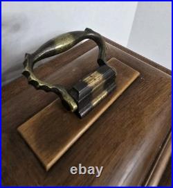 Seth Thomas Legacy IV 4 A403-000 8 Day Mantle Table Clock with Key 2 Jewels