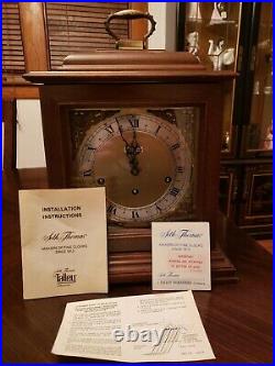 Seth Thomas Legacy Mantle Clock 1314 A Westminster Chime West German Movement