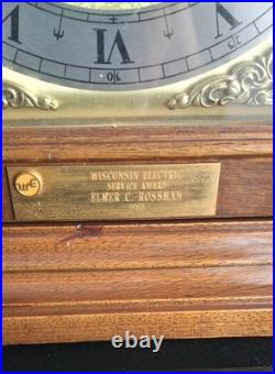 Seth Thomas Legacy Mantle Clock 1314 A Westminster Chime West German Movement