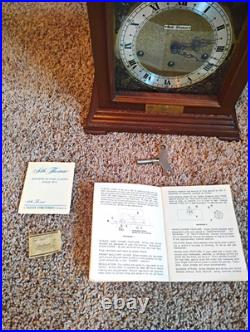 Seth Thomas Legacy V Wind Up Westminster Chime Mantel Clock, 1050-020