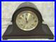 Seth Thomas Mahogany Tambour Case 2 Movement Clock 4 Rod Runs Strikes & Chimes