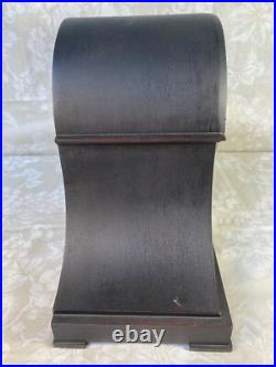 Seth Thomas Mahogany Tambour Case 2 Movement Clock 4 Rod Runs Strikes & Chimes