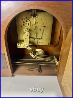 Seth Thomas Mantel Clock No. 124 Westminster Chime 1940 Mahogany
