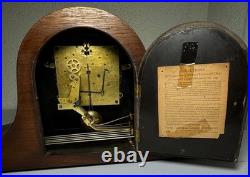 Seth Thomas Medbury Mantel Clock No. 124 Westminster Chime withKey & Pendulum Seth Thomas Medbury Mantel Clock No. 124 Westminster Chime withKey & Pendulum