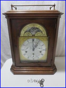 Seth Thomas Moon Dial 2j Germany Chime Movement A404-010 Working Mantle Clock