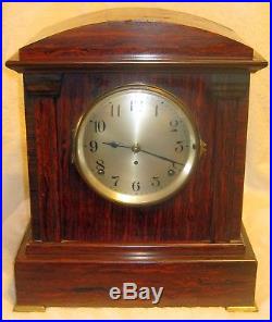 Seth Thomas Rosewood Adamantine Westminster Chime Mantle Clock
