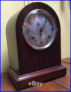 Seth Thomas Sonora 1/4 Hr Westminster Chime Mantle Shelf Table Clock NICE