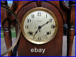 Seth Thomas Sonora 4 Bell Original Westminster Chime Shelf Mantle Clock Runs VGC