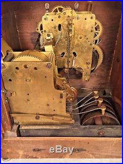 Seth Thomas Sonora 4 Bell Westminster Chimes Clock Running 89M & 90D Mvmts