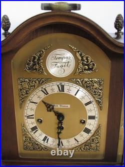 Seth Thomas Tempus Fugit Quarter Hour Westminster Chime Bracket Clock 8-Day