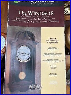 Seth Thomas The Windsor Westminster Chime Pendulum Wall Clock # 1504 Works