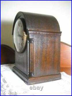 Seth Thomas Two Tone No. 96 Chime Clock 8 Day Time & Westminster Strike Working