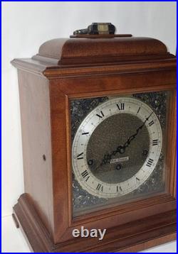 Seth Thomas U. S. A Westminster Chime 8 Day Bracket Clock Working + Pendulum & Key