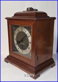 Seth Thomas U. S. A Westminster Chime 8 Day Bracket Clock Working + Pendulum & Key