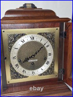 Seth Thomas U. S. A Westminster Chime 8 Day Bracket Clock Working + Pendulum & Key